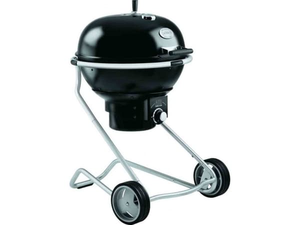 Roesle F60 Air 60 cm x 60 cm kolgrill för trädgården Svart, Silver