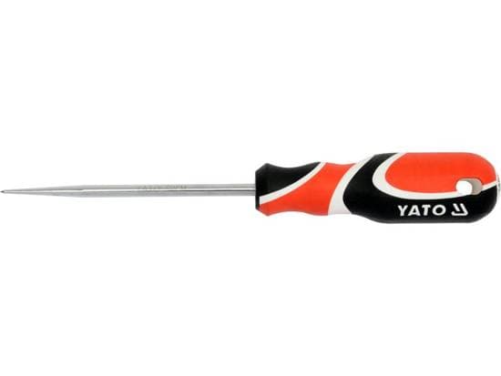 Yato YT-1374, Markeringssyl, Spiss tupp, Polypropylen (PP), Termoplast vulcanizate (TPV), Sort, Rød, 12 cm