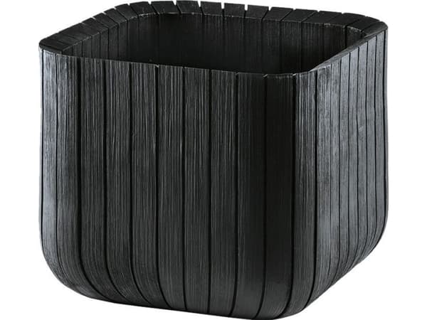 Keter Flowerpot Curver Cube Planter L antrasitt (230225)
