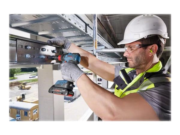 Bosch GDX 18V-200 Professional - Støtskiftenøkkel - trådløs - 1/4" hex socket, 1/2" firkantnøkkel - 200 N·m - uten batteri - 18 V - SOLO