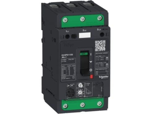 SCHNEIDER ELECTRIC Motorskydd GV4PE 3P Termisk/magnetisk avstängning 80A 50kA EverLink-terminaler