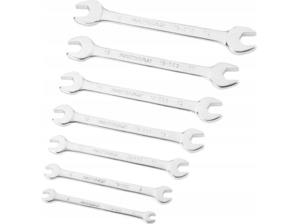 Stanley SHORT open-end wrenches 6-19mm 7pcs.