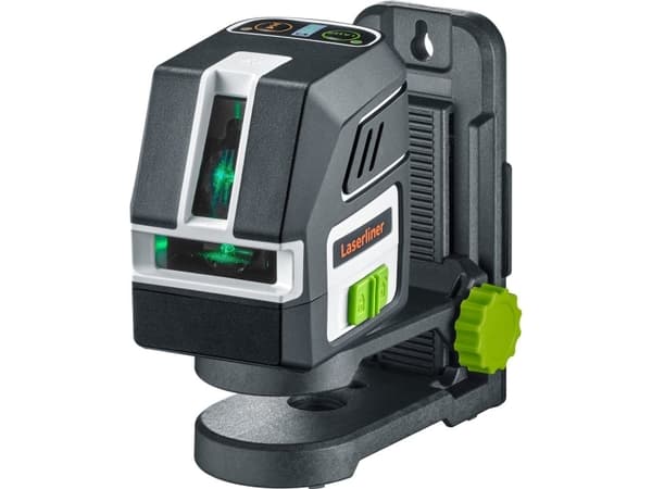 Laserliner PocketCross-Laser 2G, Horisontal/vertikal, Linjevater, Sort, Grønn, 1/4,5/8", Batteri, Lithium-Ion (Li-Ion) Sort, Grønn