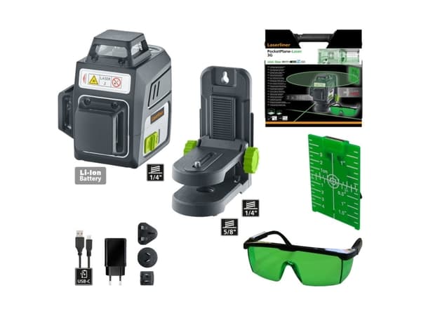 Laserliner PocketPlane-Laser 3G Kolmiulotteinen laser Itsetasaava laserlaser