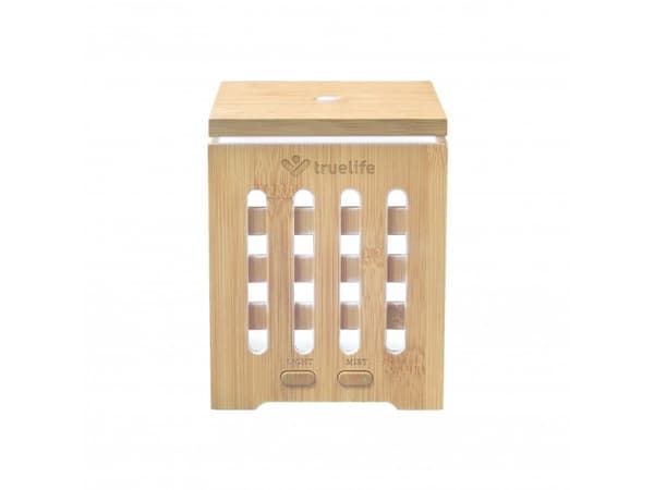 TrueLife TLAIRDD7B, Tank, Ultrasonisk aromadiffusor, 0,2 l, 25 m², 9 timer, 7 W Bamboo