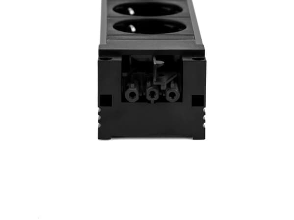 Bachmann 906.12640, inomhus, Typ F, Utan stickkontakt, IP20, Svart, 6 AC-utgångar