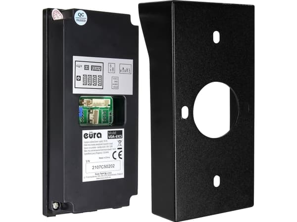 Eura Video intercom EURA VDP-98C5 - hvit, touch, LCD 10'', AHD, WiFi, bildeminne, SD 128GB