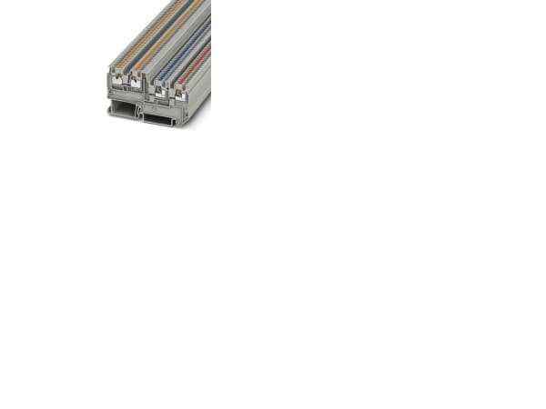 PHOENIX CONTACT Sensor-/manöverdonsklämma, märkspänning: 250 V, märkström: 13,5 A, antal anslutningar: 4, tvärsnitt: 0,14 mm² - 1,5 mm², AWG: 26