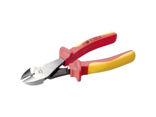 TOOLCRAFT TO-8096811 VDE Kraft-sideskærer med facet 180 mm