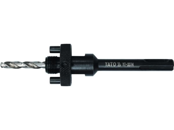 Yato YT-3374, Bor hullsag, Hullsagholder, 1,6 cm, UNF, Sort, Grå, 1 stykker