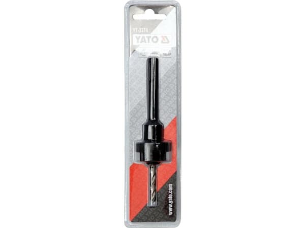Yato YT-3374, Bor hullsag, Hullsagholder, 1,6 cm, UNF, Sort, Grå, 1 stykker