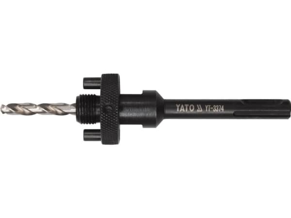 Yato YT-3374, Hålsåg, Hole saw arbor, 1,6 cm, UNF, Svart, Grå, 1 styck