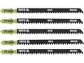 Miniatyrbilde 1 av 3: Yato YT-3409, Stikksagblad, Sponplate, Fibre board, Kryssfiner, Mykt tre, Tre, High Carbon Steel (HCS), 9 cm, 11,5 cm, 5 stykker