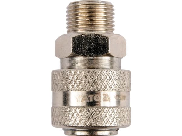 Yato YT-2391, Nickel, Nickel, Stål, Utvändig gänga, 3/8", 1 styck