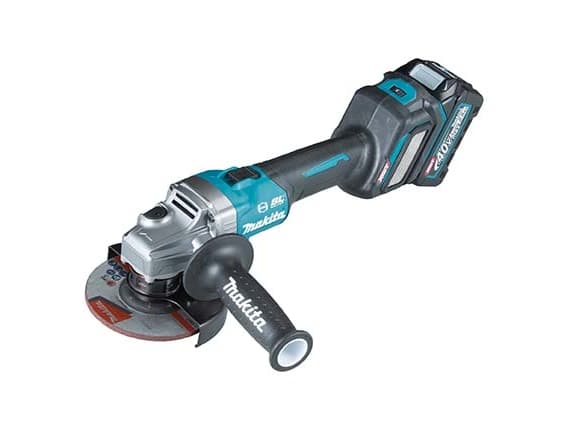 Makita hiomakone CORDLESS kulmahiomakone 125MM 40V XGT 2*4.0AH MAKPAC MAKPAC - Ilman akkua ja laturia