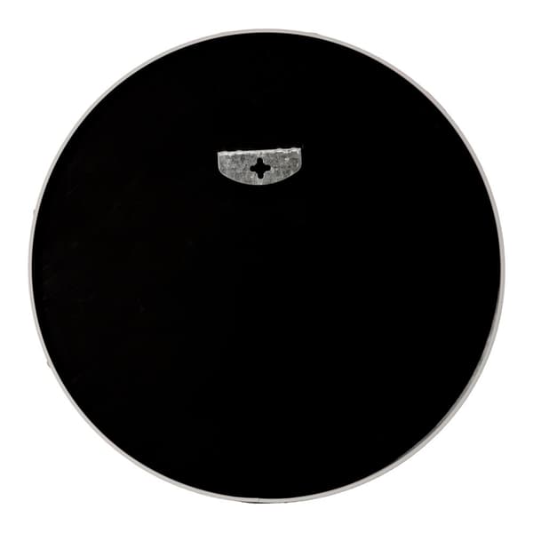 Väggspegel Ordona Ø50 cm aluminium rund vit matt [en.casa]