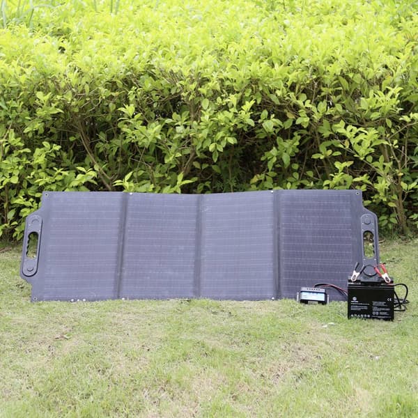 Hopfällbart Monokristall Solpanel,100 W,19.8 V