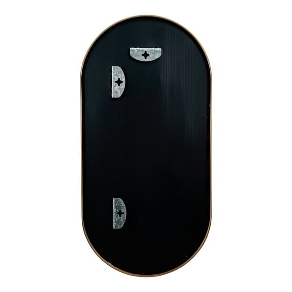 Väggspegel Picciano 40x80 cm guld oval [en.casa]