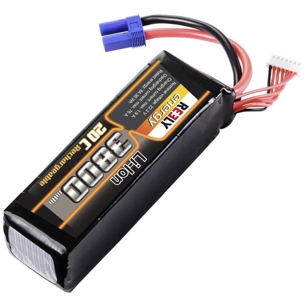 Reely RC Batteripack (Li-ion) 22.2 V 3800 mAh Antal celler: 6 20 C Softcase EC5