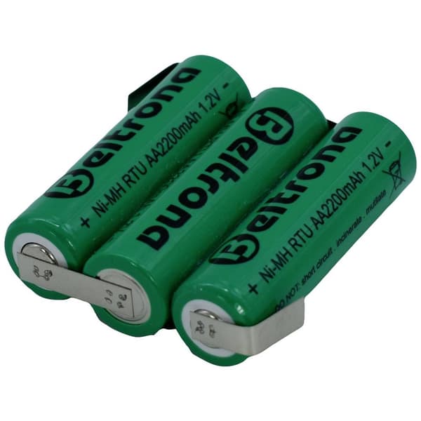 Beltrona RTU3AAZ Batteripack Antal celler: 3 Batteristorlek: AA (R6) Z-lödfana NiMH 3.6 V 2200 mAh