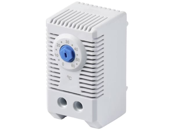 TRU COMPONENTS Termostaatti TC-FKS011NO 1 x sluttekontakt (L x B x K) 60 x 33 x 43 mm 1 stk 1 stk
