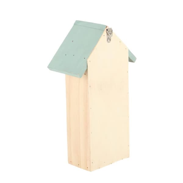 Esschert Design Puinen Hyönteishotelli 9x15x26 cm Luonnollinen/Mintunvihreä/Punainen