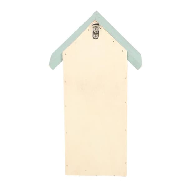 Esschert Design Puinen Hyönteishotelli 9x15x26 cm Luonnollinen/Mintunvihreä/Punainen