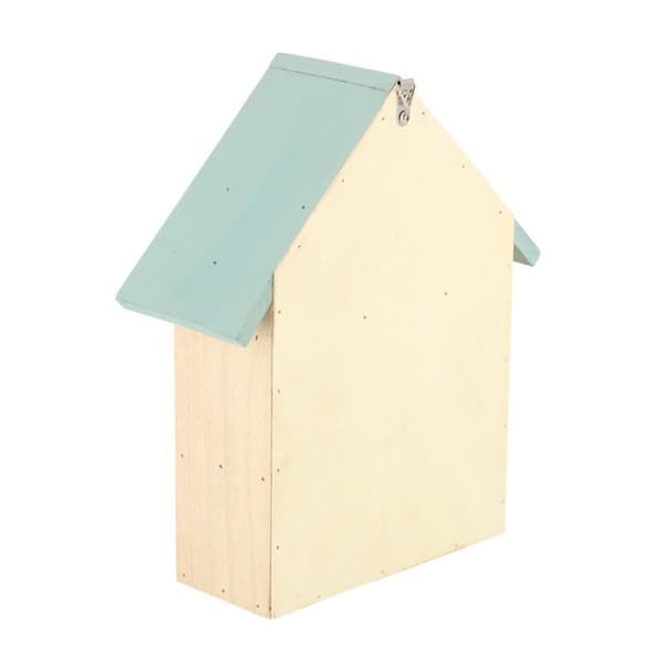 Esschert Design Puinen Hyönteishotelli 10x24x29 cm Natural/Mintunvihreä
