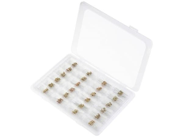 TRU COMPONENTS TC-10358328 Hiilipäällysteen vastusvalikoima aksiaalilangalla 0207 5 % 1 sarja 1 sarja