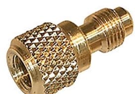 adapteri 1/4'' x 5/16'' - Han/Hun gevind Med depressor og ventil