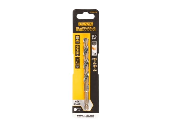 Dewalt DT20615-QZ HSS-G Metallinen kierrepora 1 kpl 9,5 mm Kokonaispituus 130 mm Ruostumattomasta teräksestä valmistettu leikkuureuna 1 kpl