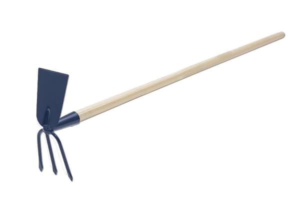 Okko Combi Fork Hoe With Pine Varnish Handle