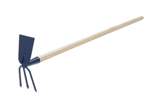 Okko Combi Fork Hoe With Pine Varnish Handle