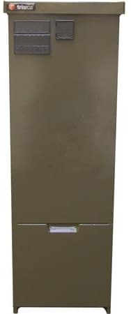 TRIARCA Kabelskab Trilite P15 XL 4 leder skinnesystem 400A HxBxD 850x346x265mm 14,6kg Alu Grøn