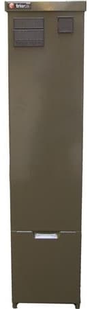 TRIARCA Kabelskab Trilite P12 XL 4 leder skinnesystem 400A HxBxD 850x280x265mm 13kg Alu Grøn