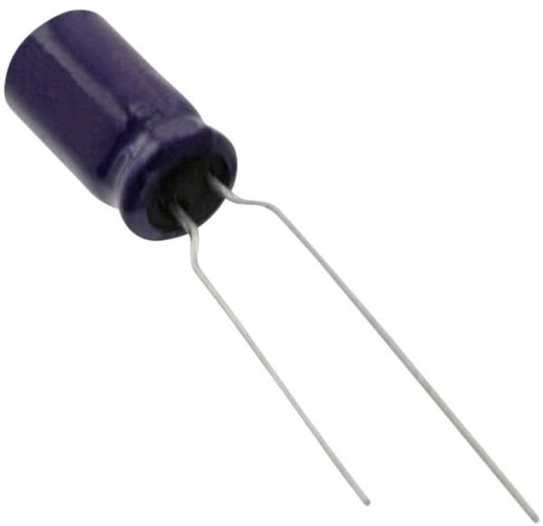 Panasonic Elektrolytkondensator med radiell tråd 2,5 mm 1 µF 250 V 20 % (Ø) 6,3 mm 10 st