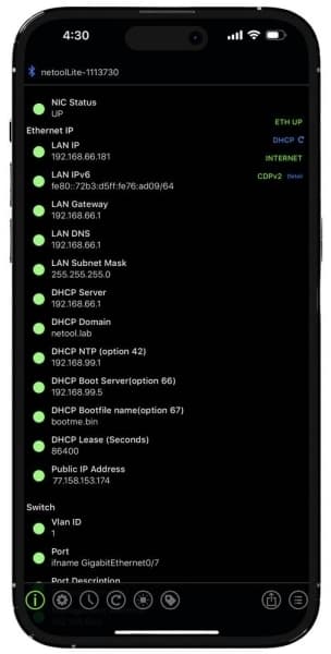 Nätverkstestare NE1E4 Netool IO netool.io Lite - 4erPack TEAM PACK Network
