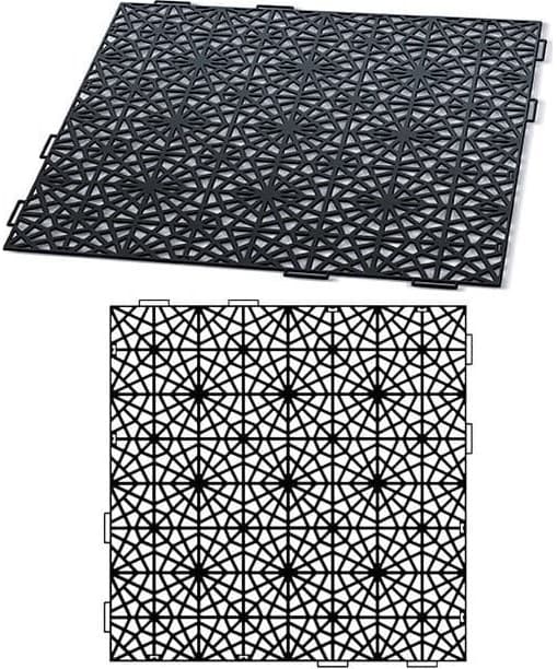 Prosperplast Openwork päällystysritilä Mosaiikki musta