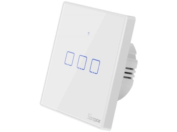 SONOFF T2EU3C-TX smart touch wifi ljusströmbrytare 3 knappar