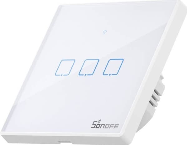 SONOFF T2EU3C-TX smart touch wifi ljusströmbrytare 3 knappar