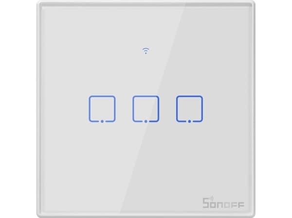 SONOFF T2EU3C-TX smart touch wifi ljusströmbrytare 3 knappar