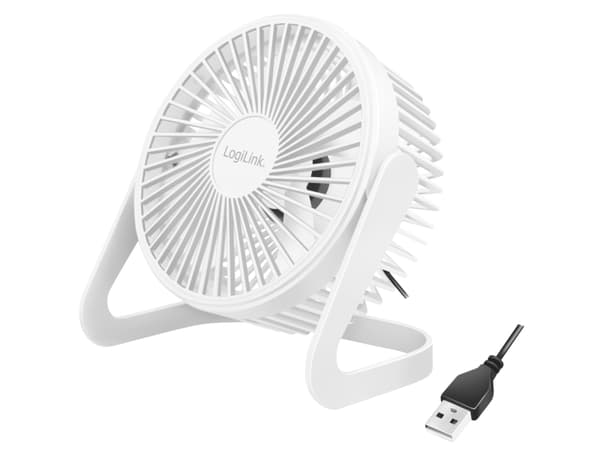 ZUB Logilink USB-tuuletin 15,24 cm valkoinen