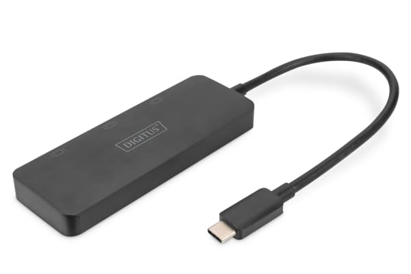 DIGITUS MST Hub - Videosplitter - USB-C - 3 x HDMI - stasjonær