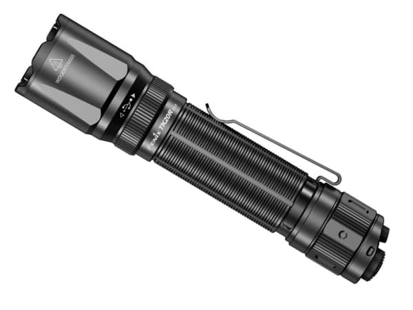 Fenix TK20RV2BK, Yleistaskulamppu, Musta, Alumiini, Painikkeet, 2 m, 1,5 m