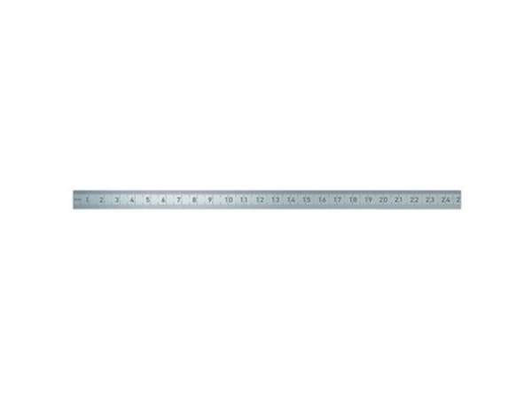 BMI biegsamer Stahlmaßstab 1000mm 18x0,5mm VA DIN2968 plus6 963100030 Målestok 1000 mm Rustfrit stål