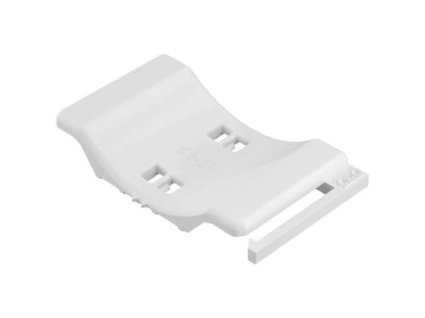 OBO Paineenjakajan yleistyyppi UW, kaapeli Ø 5864 mm polyeteeni vaaleanharmaa Ral 7035, leveys 69,5 mm, korkeus 11,8 mm, pituus 40 mm.
