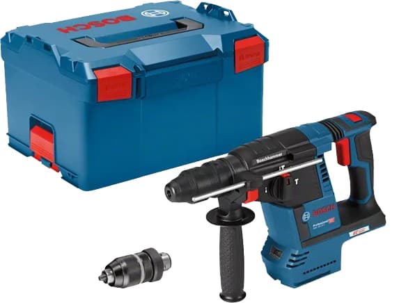 Bosch GBH 18V-26F PROFESSIONAL, SDS Plus, Sort, Blå, Rød, Børsteløs motor, 2,6 cm, 980 RPM, 2,6 J - SOLO