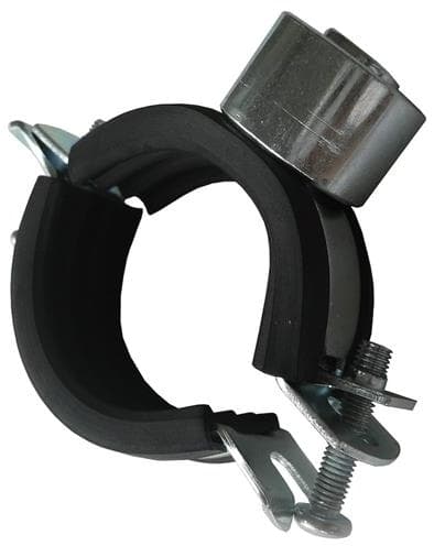 Fischer 500708, Rør klemme, Stål, 100 - 105 mm, EPDM (pakning), Styren-butadien (SBR), Zink-stål, 1,5 kN, M8/M10