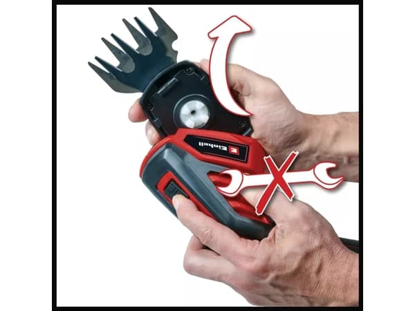 Einhell GC-CG 3,6/70 Li, 7 cm, 11 cm, 8 ml, 8 mm, Aluminium, Sort, Rød, Lithium-Ion (Li-Ion)