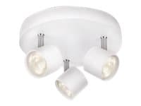 Philips myLiving STAR - Takspotlight - LED - 3 uttag - 13.5 W - 2700 K - vit